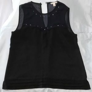 American Eagle sheer black/navy top